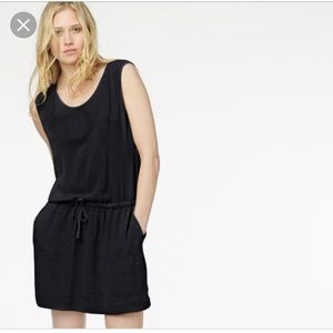 James Perse Black Sleeveless Tank Dress